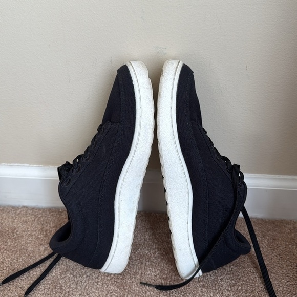 Allbirds Canvas Pacers Natural Black Blizzard Sneakers - Picture 6 of 11